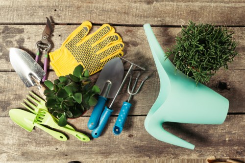 Landscapers in Chingford creating a well-designed garden space