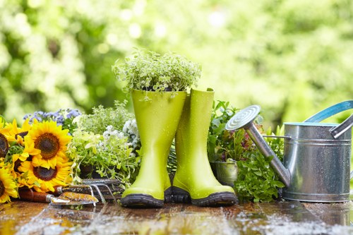 Landscape planting work with shrubs and perennials in Chingford